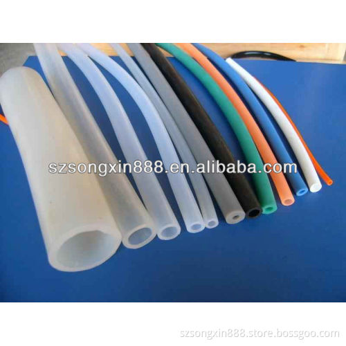 Silicone tubes with different size and different color